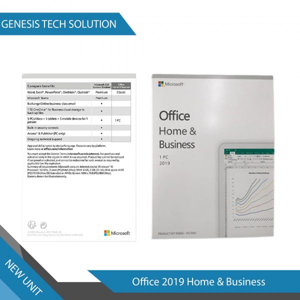 [NEW] Microsoft Office 2019 Home & Business – Genesis Tech Solution
